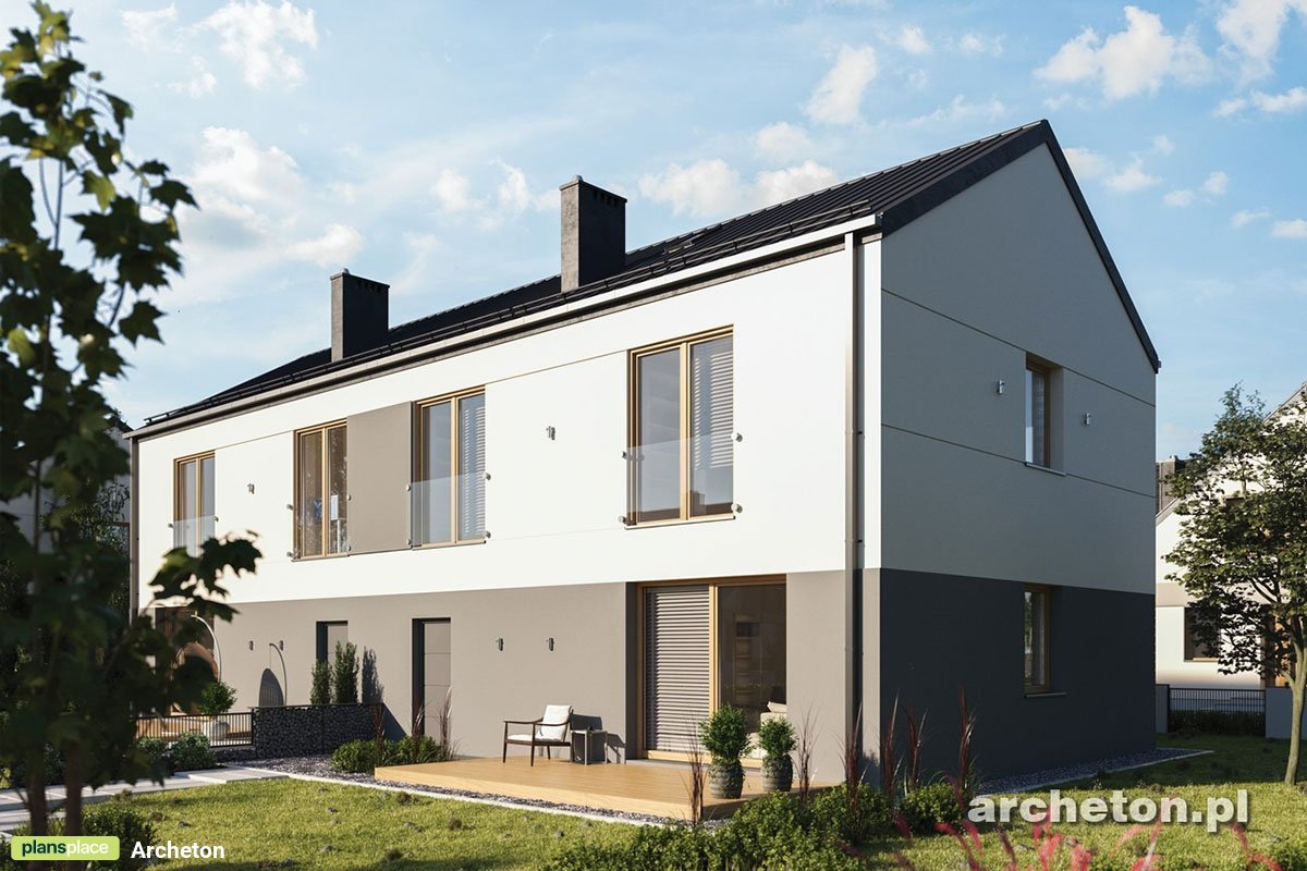 Zweifamilienhaus mit 4 Schlafzimmern im Obergeschoss und Garage - 28973R