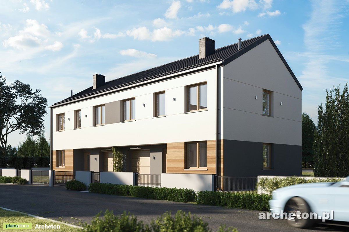 Zweifamilienhaus mit 4 Schlafzimmern im Obergeschoss und Garage - 28973R