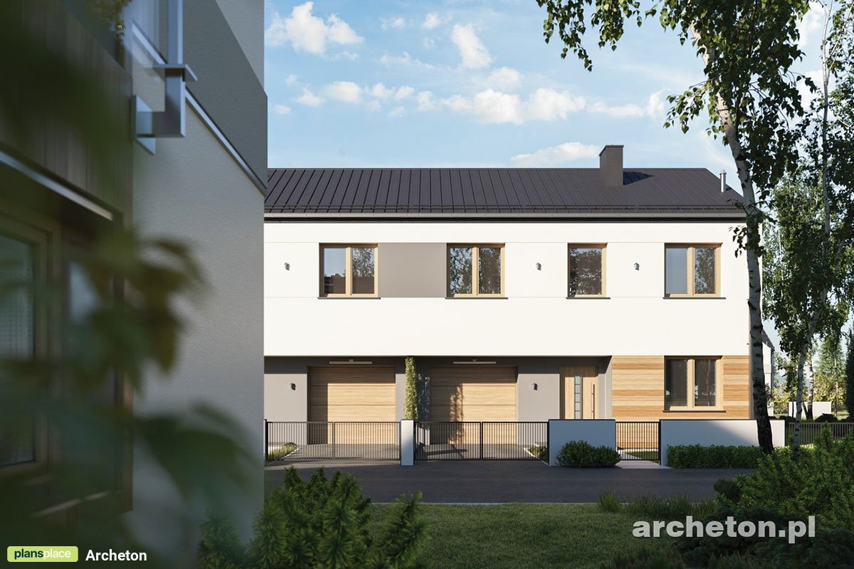 Zweifamilienhaus mit 4 Schlafzimmern im Obergeschoss und Garage - 28973R