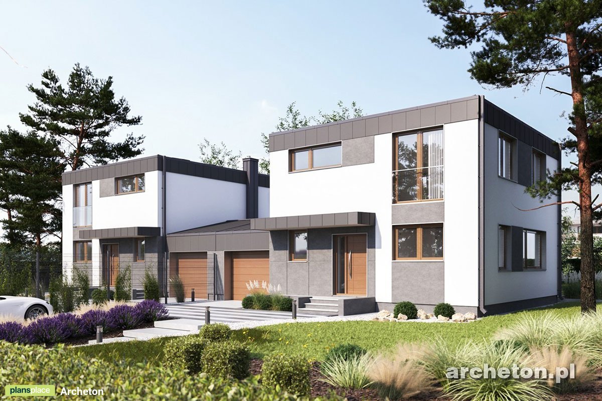 Zweifamilienhaus mit Flachdach, Garage und 3 Schlafzimmern - 30855R - 3