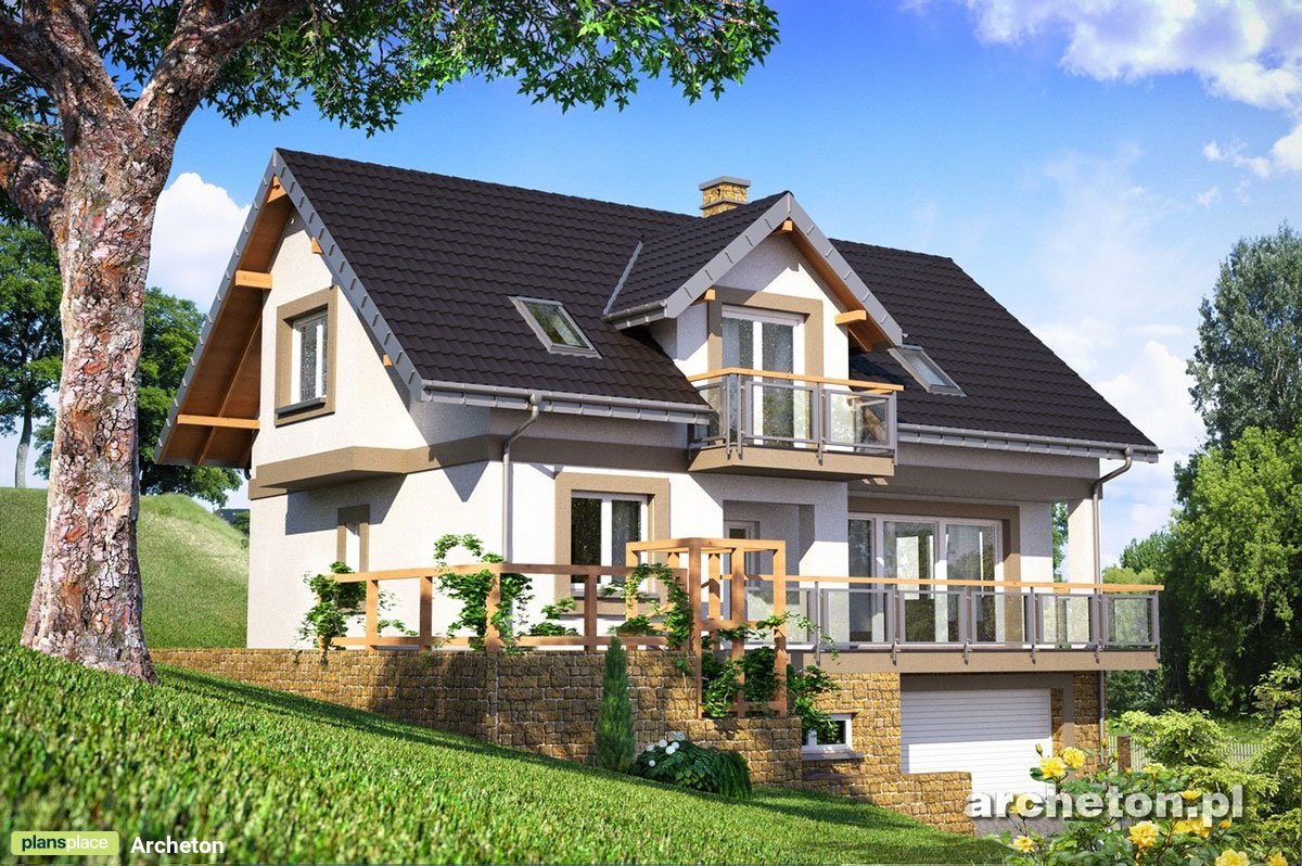 Haus in Hanglage mit Garage im Keller und 5 Zimmern - 30934R - 2