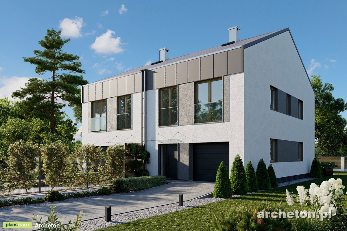 Zweifamilienhaus im Scheunenstil mit Satteldach und Garage  - 95454R - 3