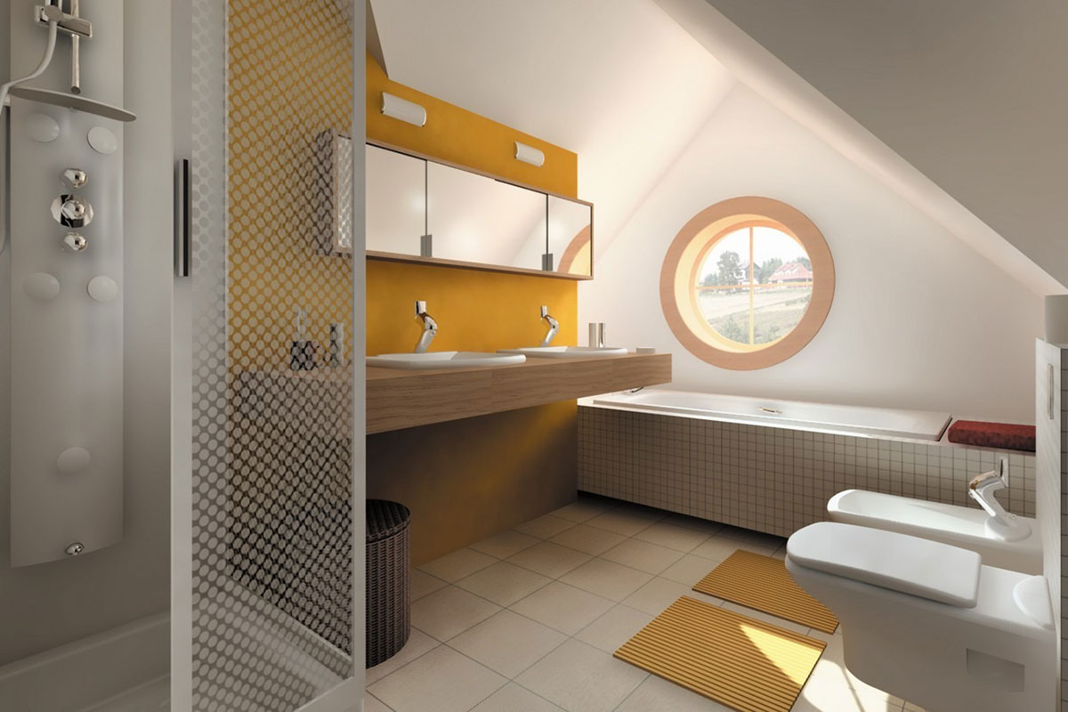 1 1/2-geschossiges Einfamilienhaus mit Sauna im Dachgeschoss - 13165R