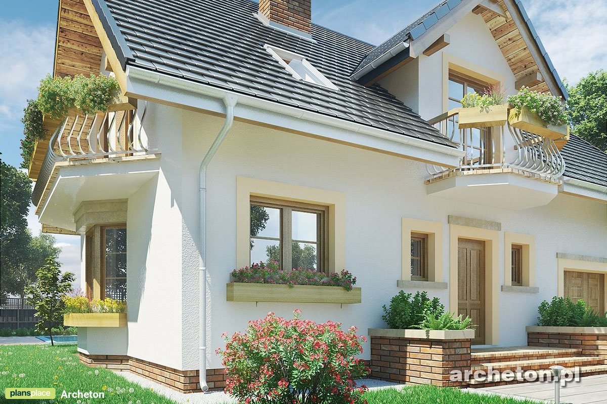 Einfamilienhaus Grundriss mit klassischen Satteldach und Gaube - 52907R - 3