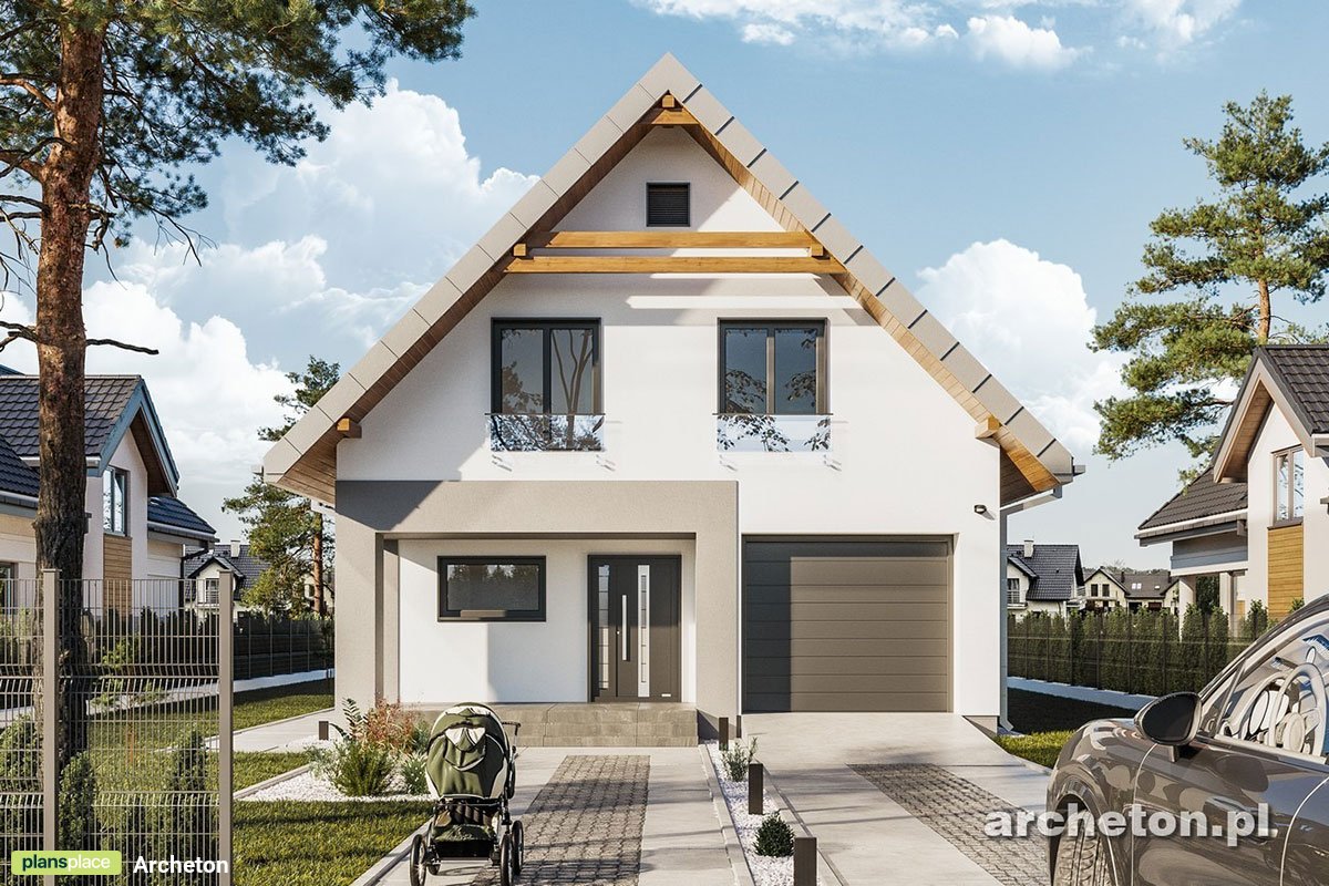 Haus Grundriss mit einer Waschküche im Obergeschoss - 78452R