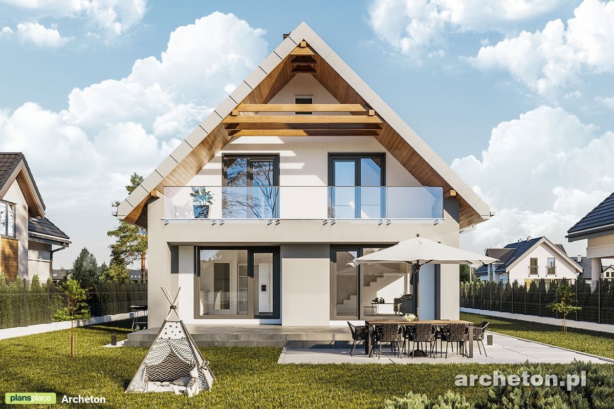 Haus Grundriss mit einer Waschküche im Obergeschoss - 78452R - 2