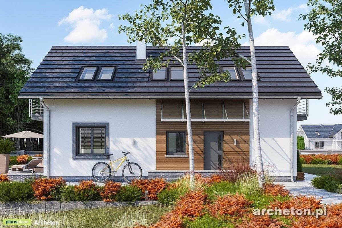 Schlankes 1,5-geschossiges Haus mit Satteldach und 4 Zimmern - 38659R - 2