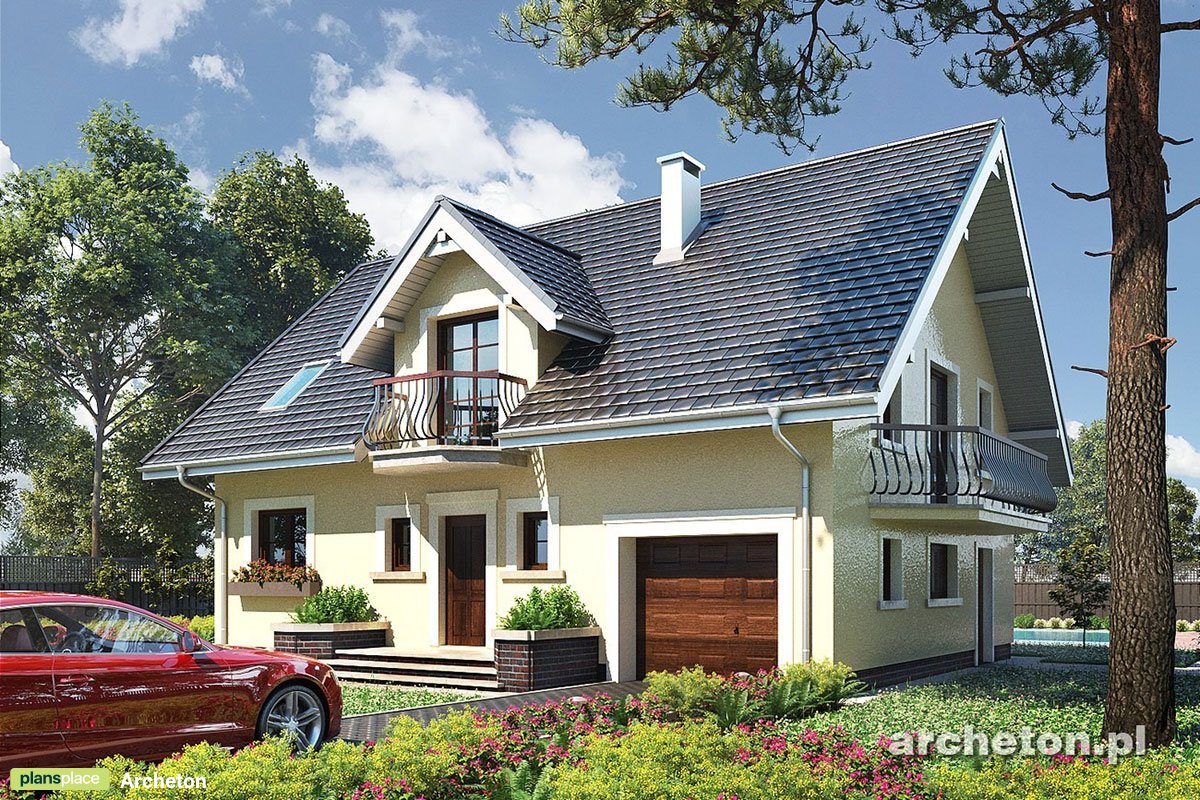 Landhaus mit integrierten Garage, 3 Schlafzimmern und 2 Büros - 59150R - 3