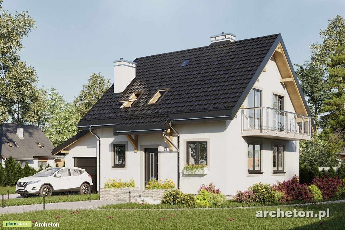 Kleines Landhaus mit Wohnküche, Garage und großem Balkon - 50513R - 2