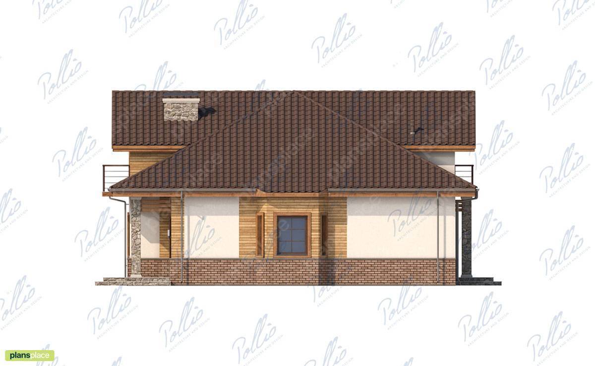 1,5-geschossiges Hausprojekt mit 2 Schlafzimmern und Büro - 91554C