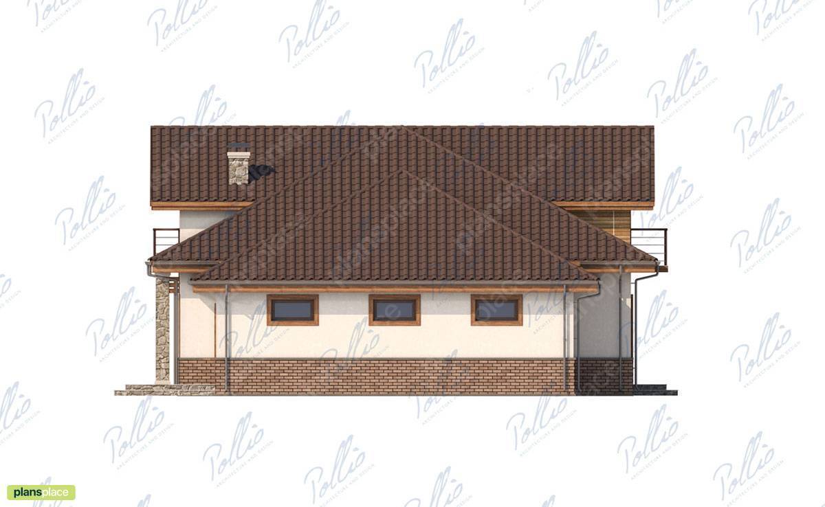 1,5-geschossiges Hausprojekt mit 2 Schlafzimmern und Büro - 91554C