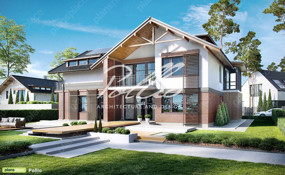 2-geschossiges Einfamilienwohnhaus im Stadtvillen-Design - 42983R - 2