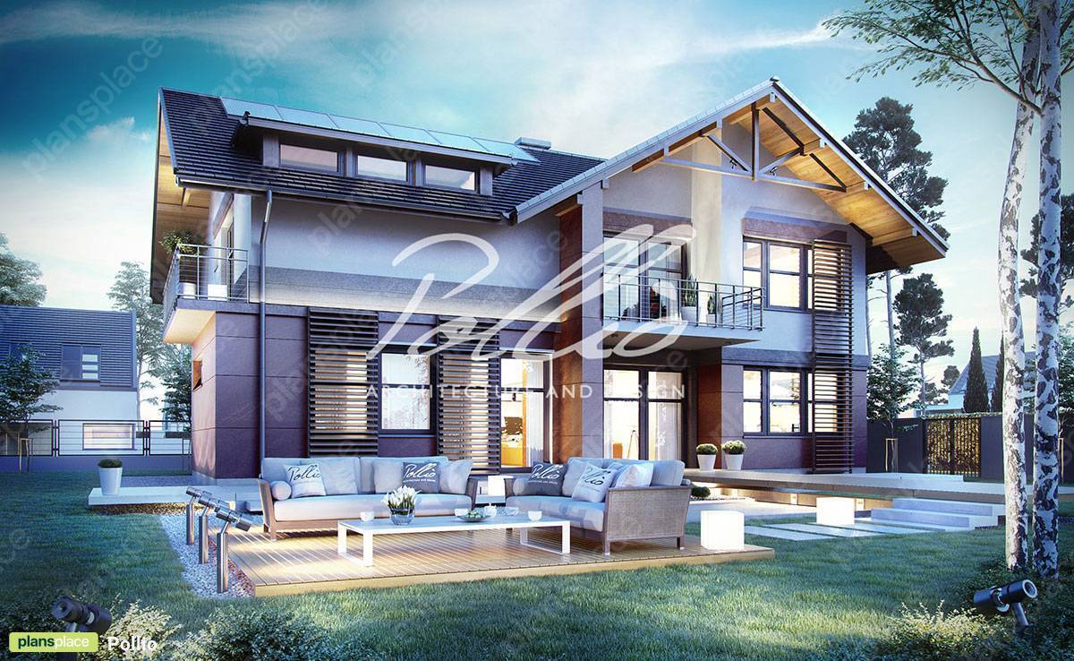 2-geschossiges Einfamilienwohnhaus im Stadtvillen-Design - 42983R - 3
