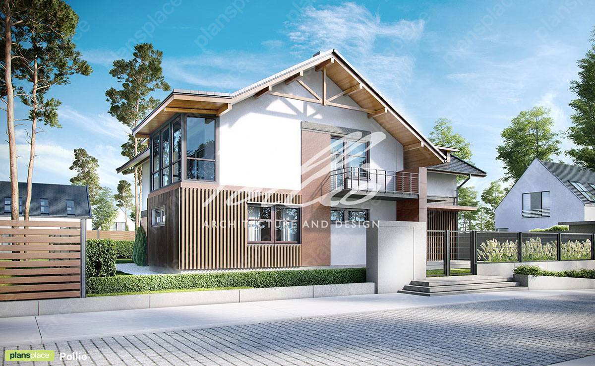 2-geschossiges Einfamilienwohnhaus im Stadtvillen-Design - 42983R