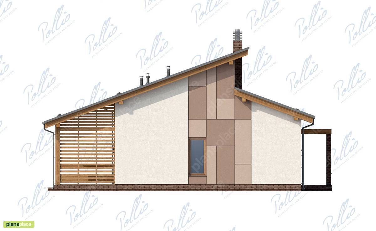 1,5-geschossiges Einfamilienhaus aus Porenbeton mit 4 Zimmern - 14463C