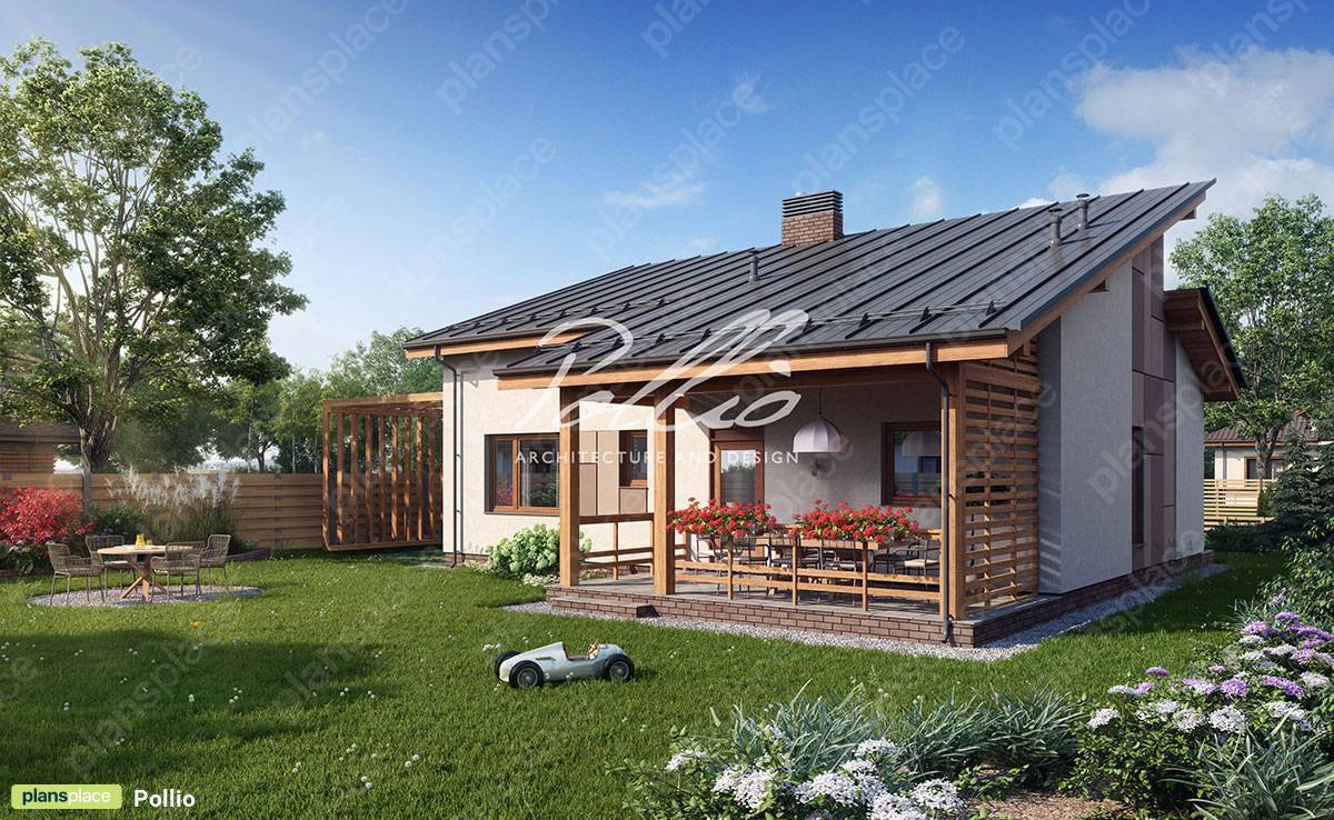 1,5-geschossiges Einfamilienhaus aus Porenbeton mit 4 Zimmern - 14463C