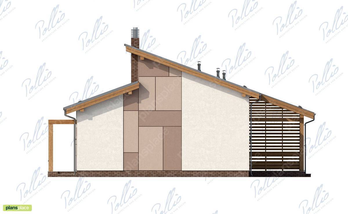 1,5-geschossiges Einfamilienhaus aus Porenbeton mit 4 Zimmern - 14463C