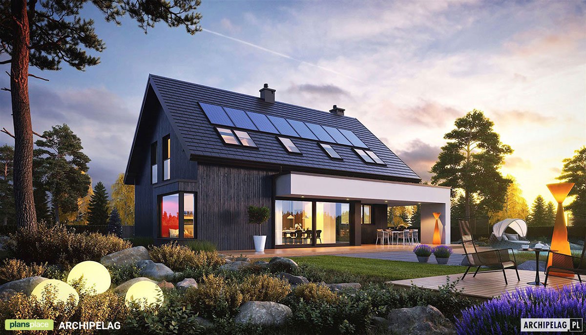 Modernes 1,5-geschossiges Satteldachhaus mit Doppelgarage - 14513R - 2
