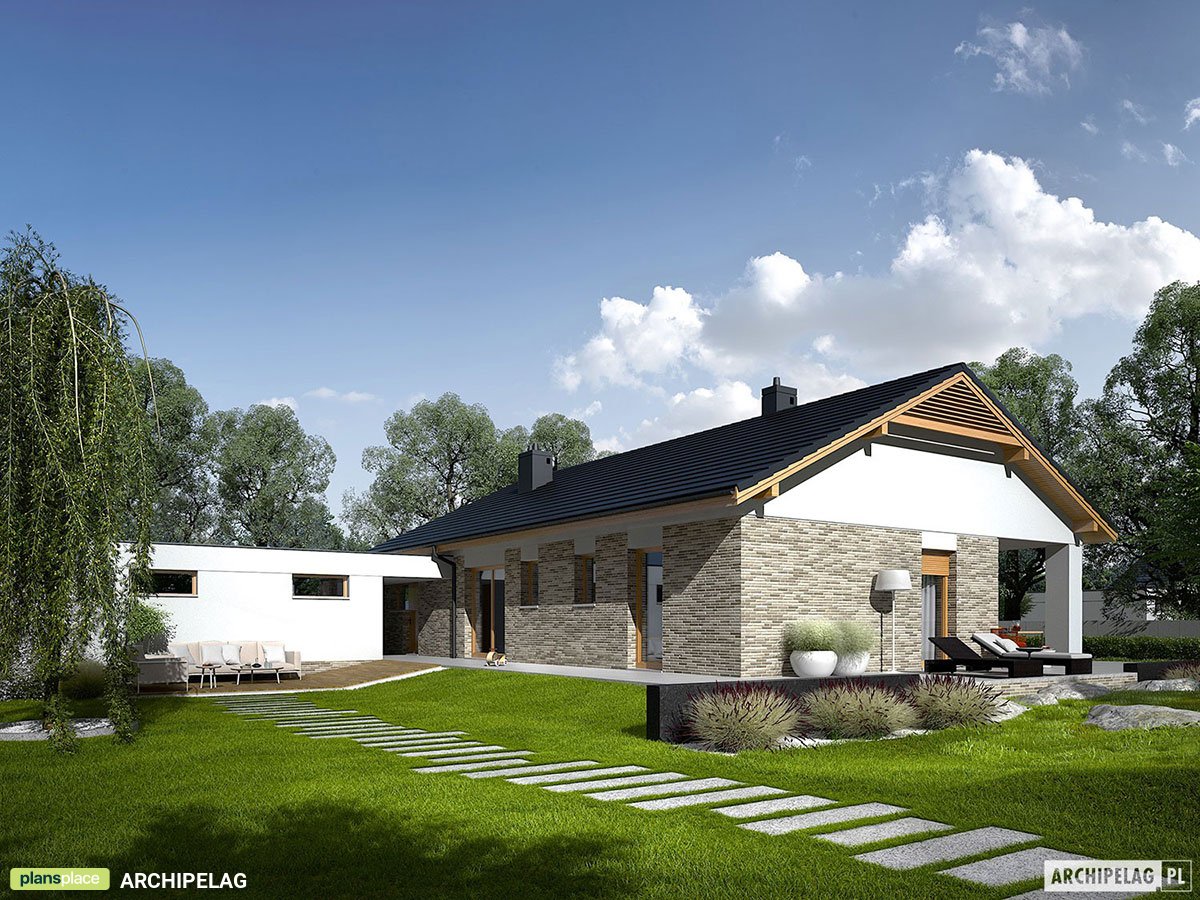 Bungalow mit eine Doppelgarage und zwei Kaminen - 39992R - 2