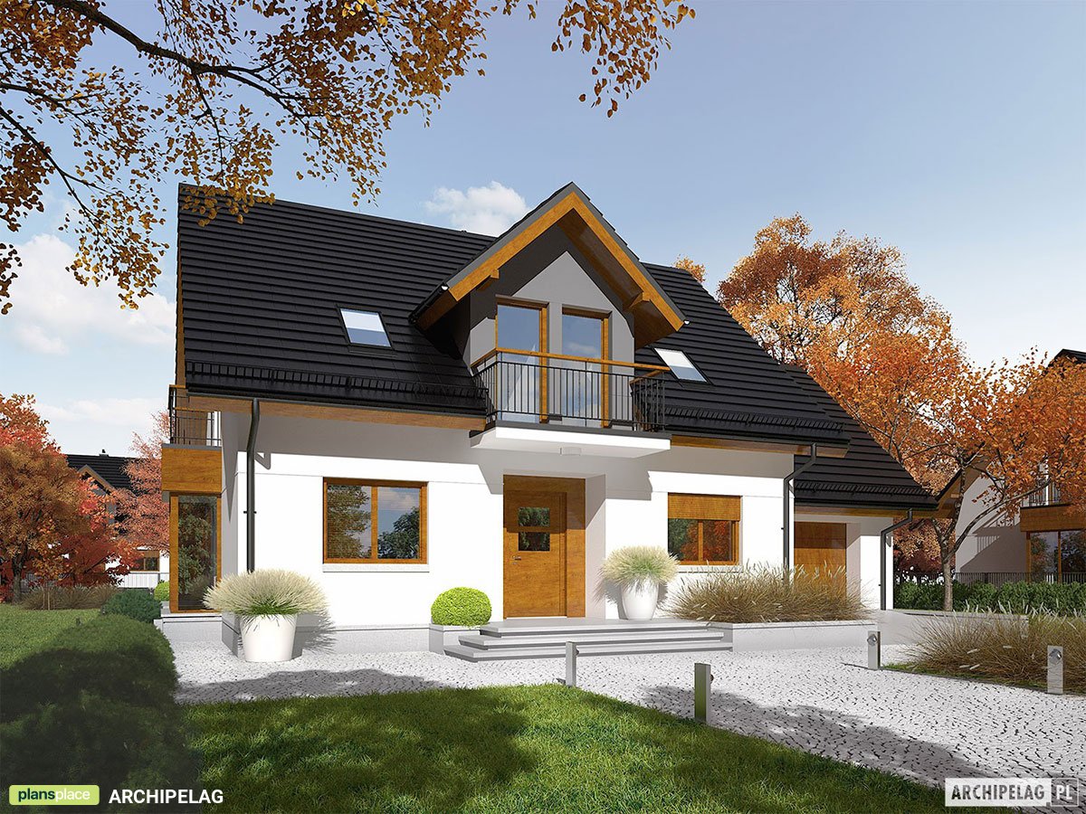 Dachgeschoss Haus mit 3 Schlafzimmern und Garage für 1 Auto - 29983R
