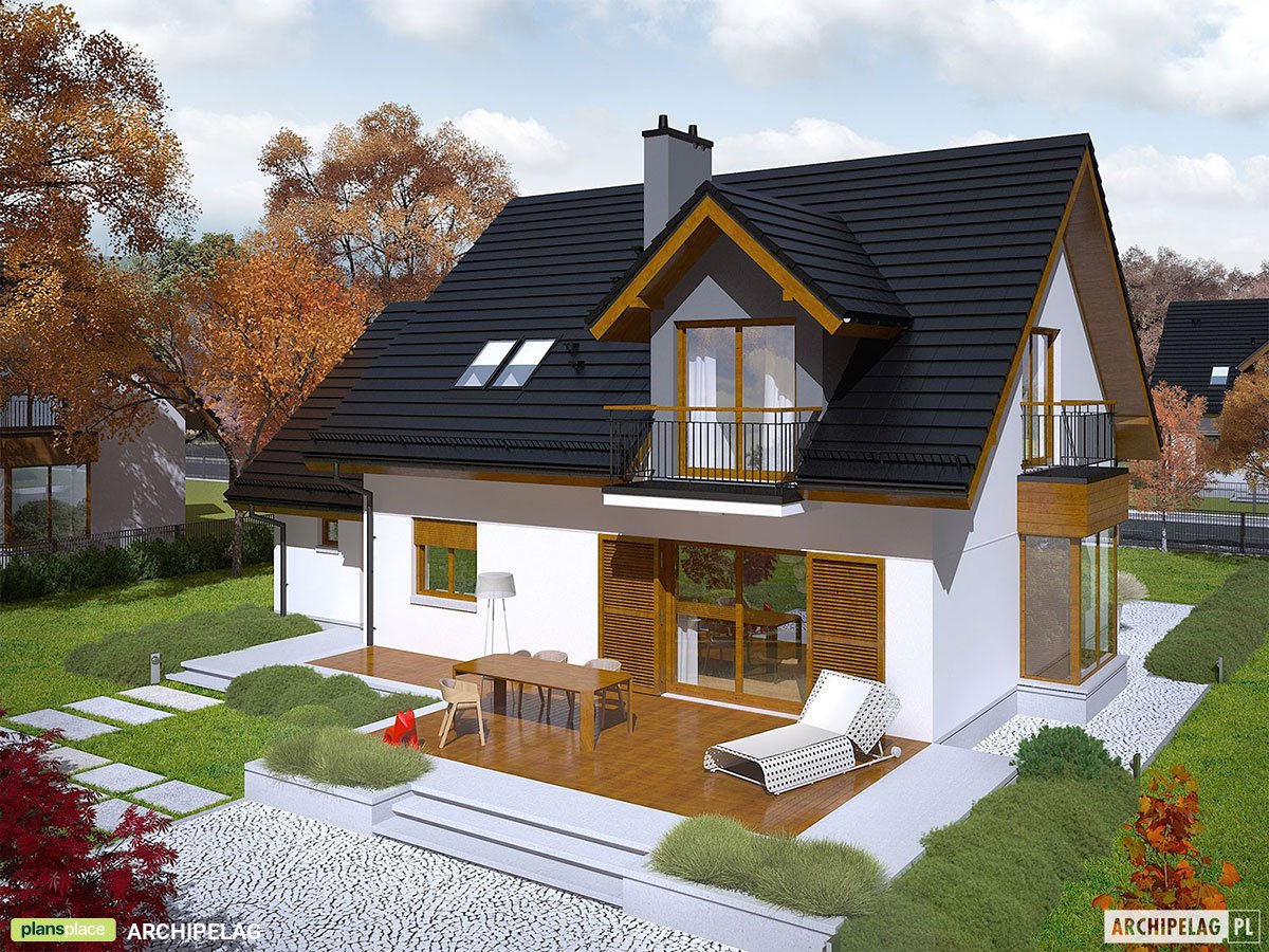 Dachgeschoss Haus mit 3 Schlafzimmern und Garage für 1 Auto - 29983R