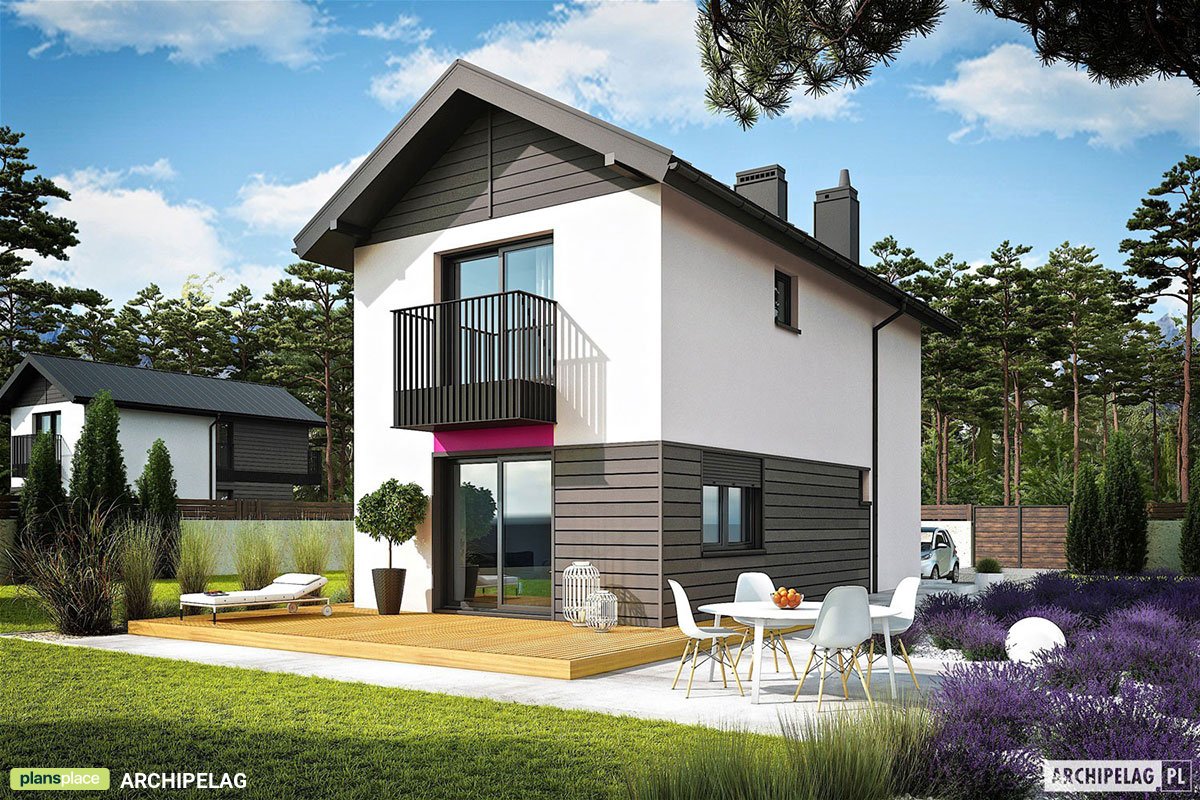 Kleines, Einfaches 2-geschossiges Haus für schmale Grundstück  - 98319R - 3