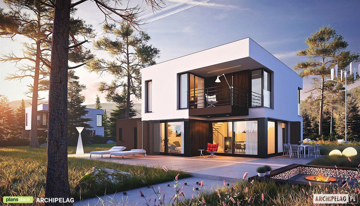 Moderne Bauhausvilla mit Flachdach, 3 Zimmern und Garage - 13725R - 3