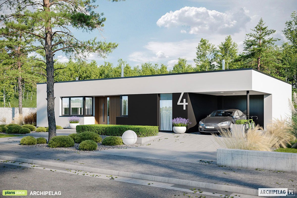 Bungalow im Bauhausstil mit Garage und 3 Zimmern - 33272R - 2