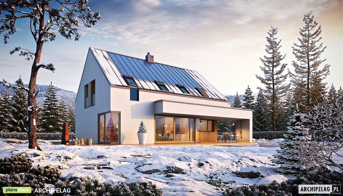 Modernes Haus im Scheunenstil mit Kamin und Doppelgarage - 78834R - 2