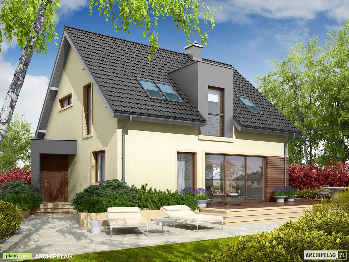 Einfamilienhaus mit Erker und 3 Schlafzimmern im Obergeschoss - 68407R