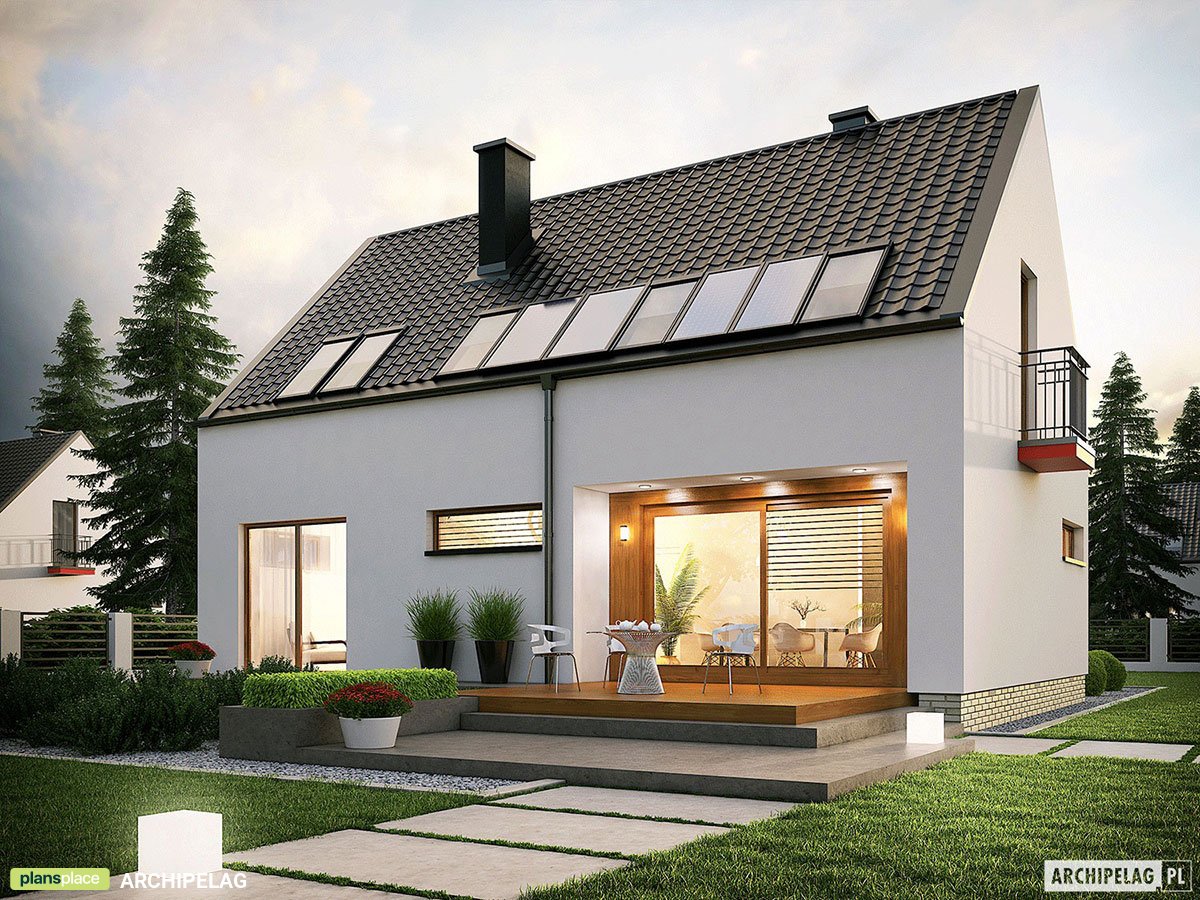 Modernes Scheunenhaus mit Waschküche im Obergeschoss - 49735R