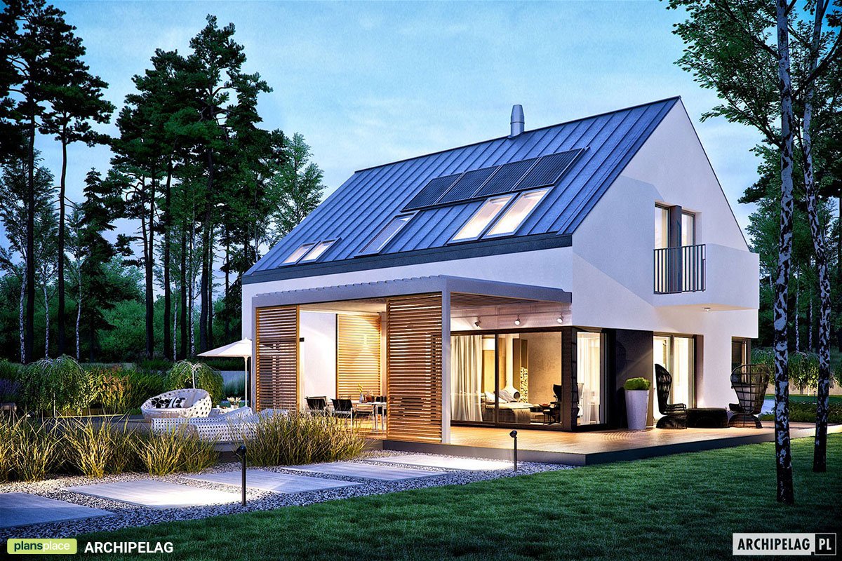 Einfamilienwohnhaus mit großen Veranda, Dachterrasse und Garage - 23179R - 3