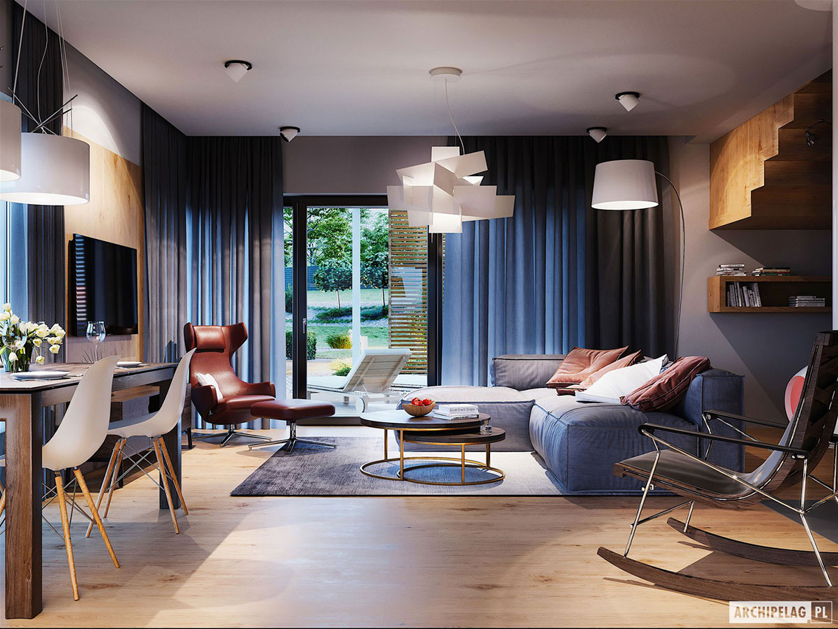 Einfamilienwohnhaus mit großen Veranda, Dachterrasse und Garage - 23179R