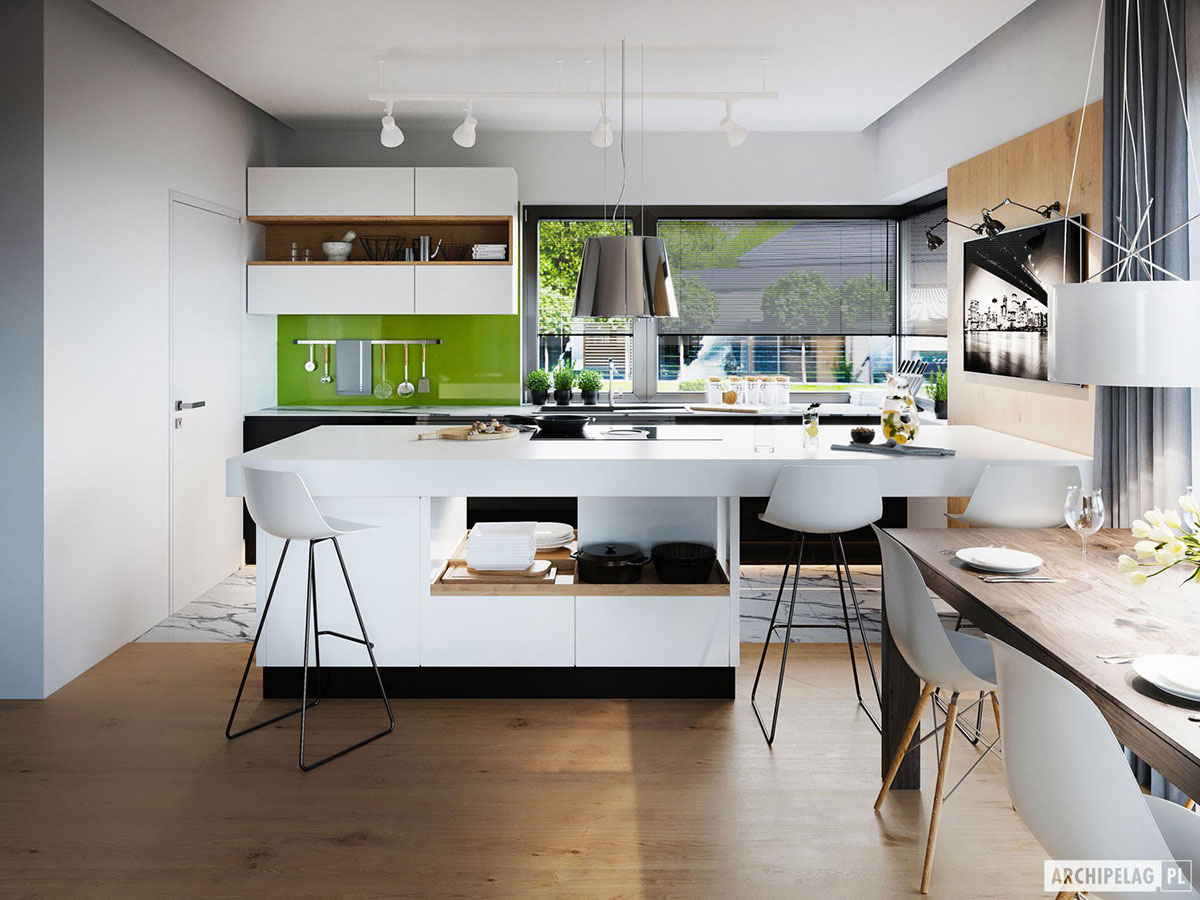 Einfamilienwohnhaus mit großen Veranda, Dachterrasse und Garage - 23179R