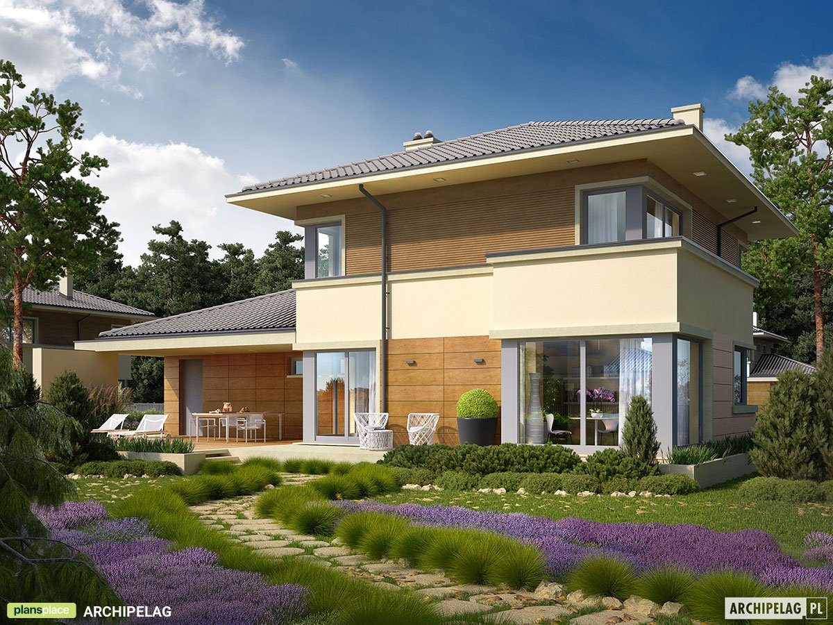 Stadtvilla mit Doppelgarage, Veranda und 4 Zimmern - 11864R